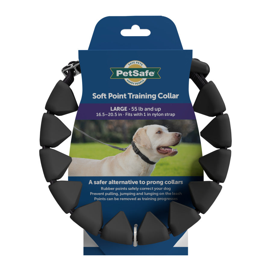 Picture of PetSafe 729849175143 1 in. Soft Point Training Collar&#44; Black - Large