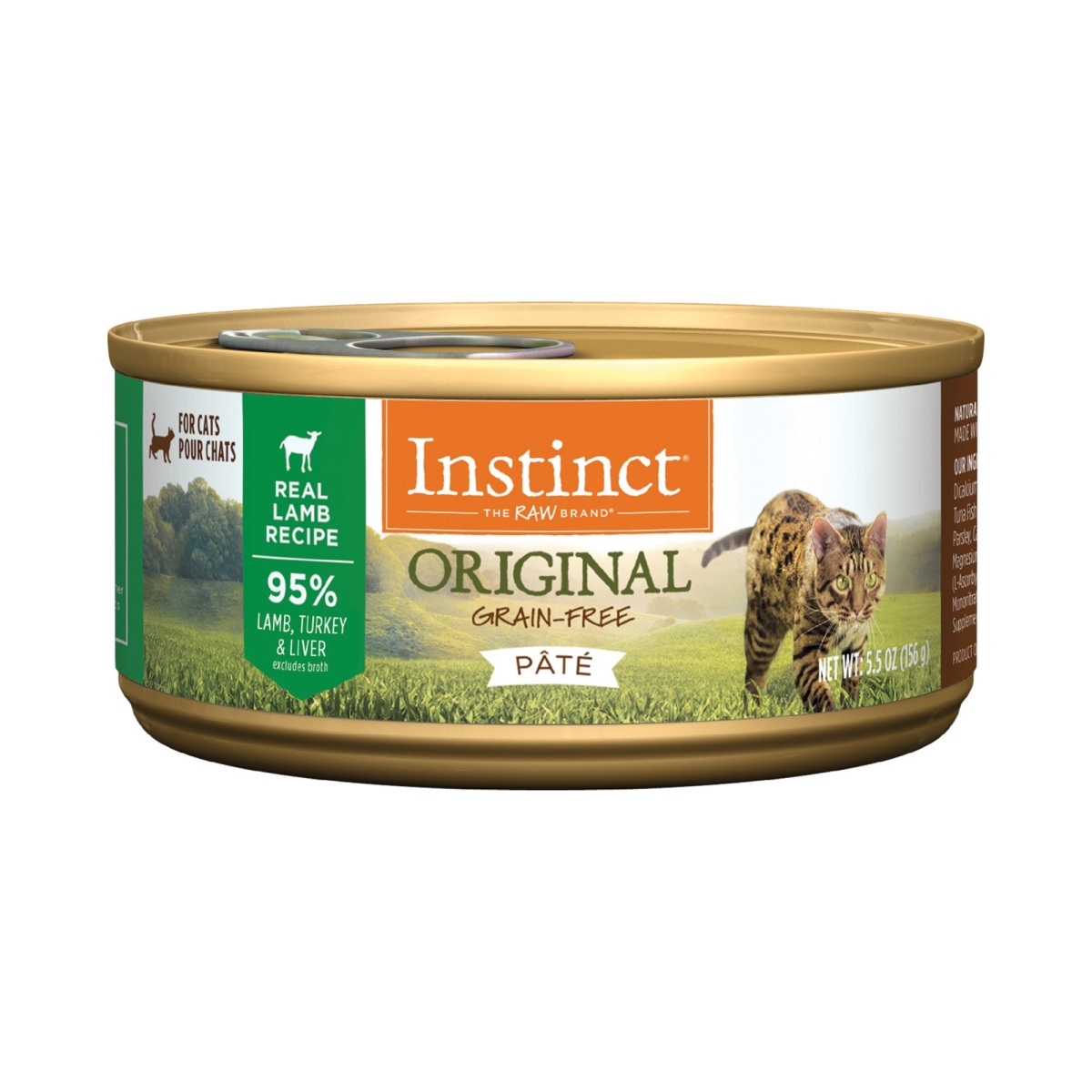 Picture of Natures Variety 769949507260 5.5 oz Original Lamb Instinct Can Cat Food - Case of 12