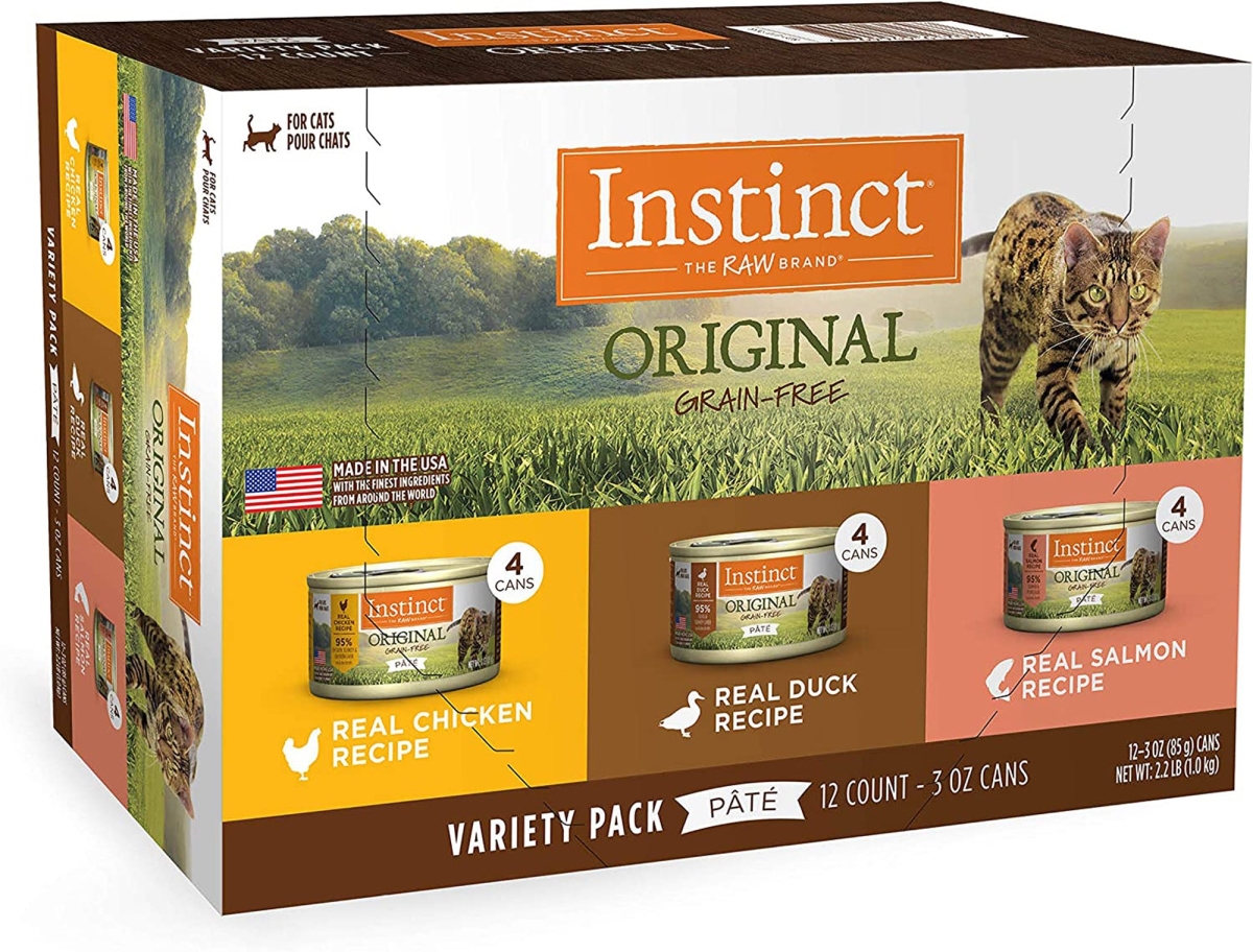 Picture of Natures Variety 769949617037 3 oz Original Instinct Can Cat Food Variety Pack - Case of 12