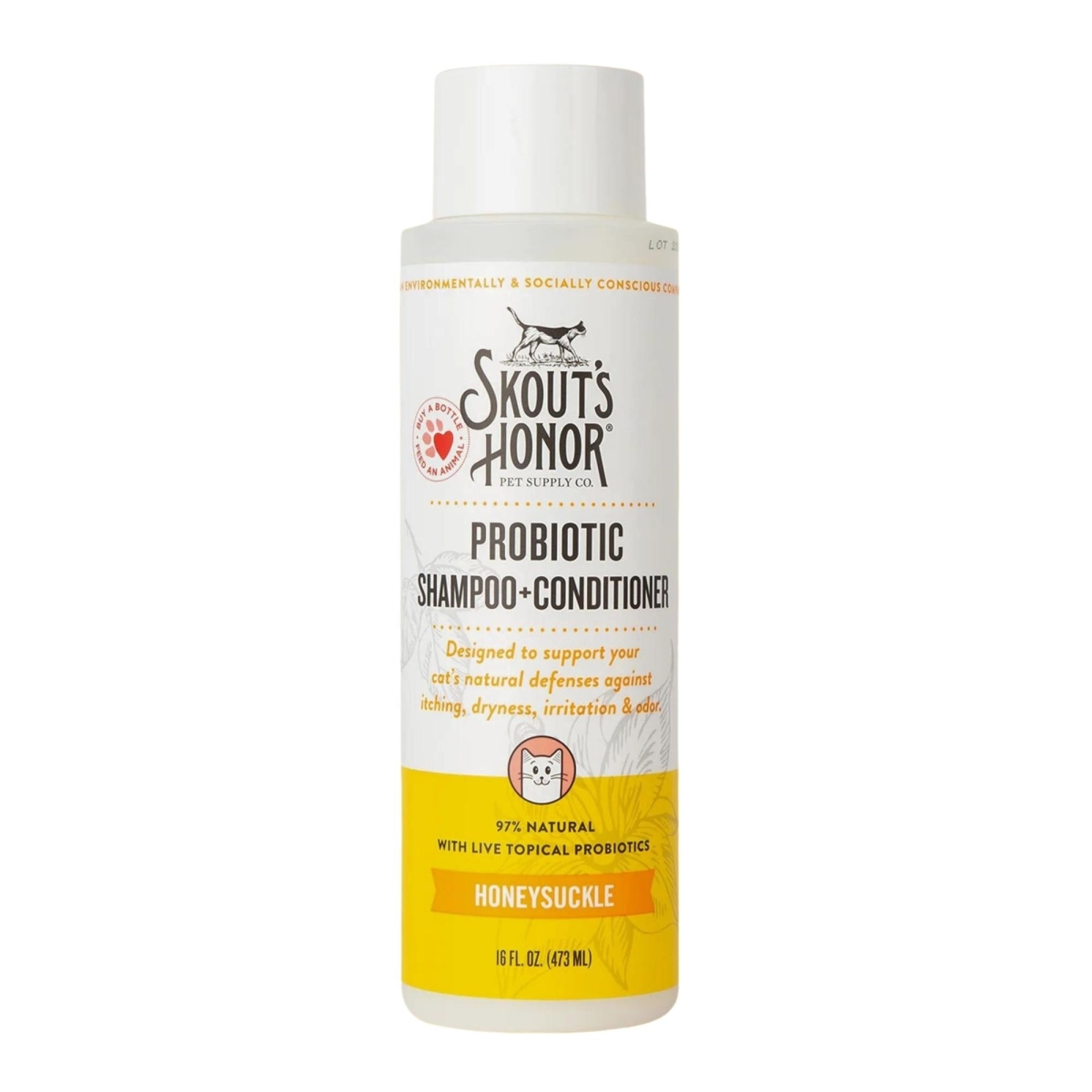 Picture of Skouts Honor 810053870891 16 oz Honeysuckle Cat Shampoo & Conditioner