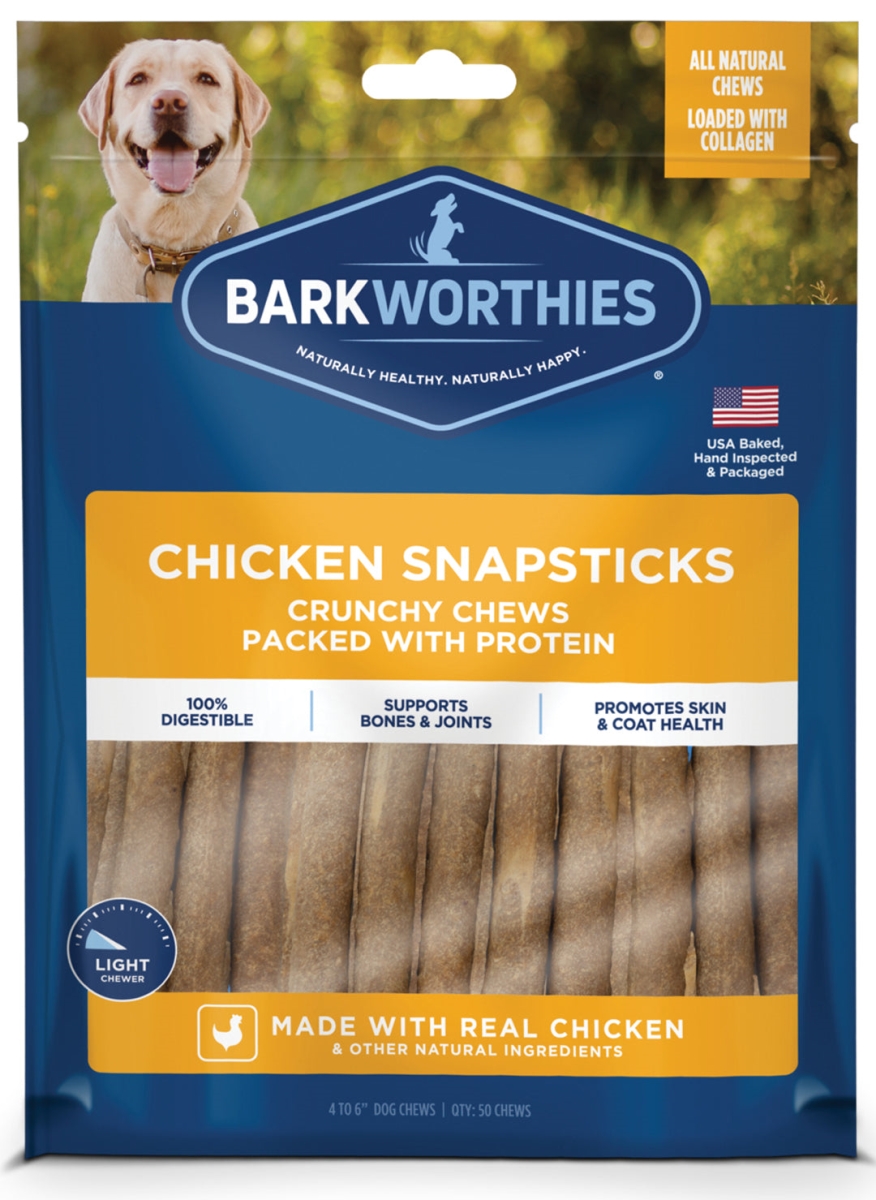 Picture of Barkworthies 840139129179 6 in. Snacksticks Chicken Dog Treats - Pack of 5