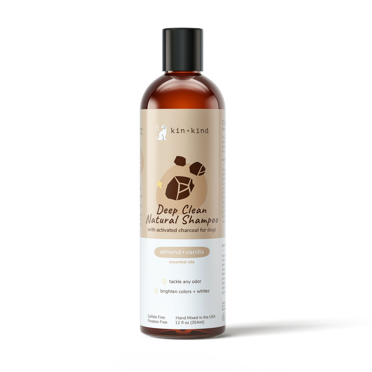 Picture of Kin Plus Kind 850027253022 12 oz Deep Clean Shampoo for Pet - Almond Vanilla