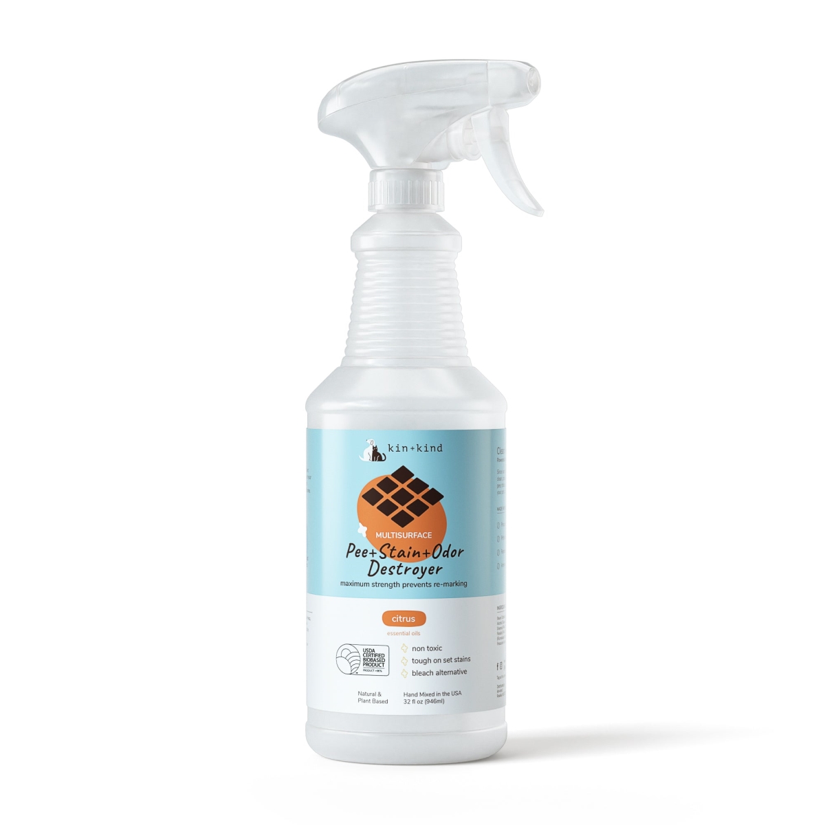 Picture of Kin Plus Kind 850027253190 Multi-Surface Citrus Pee & Stain Odor Destroyer for Pet
