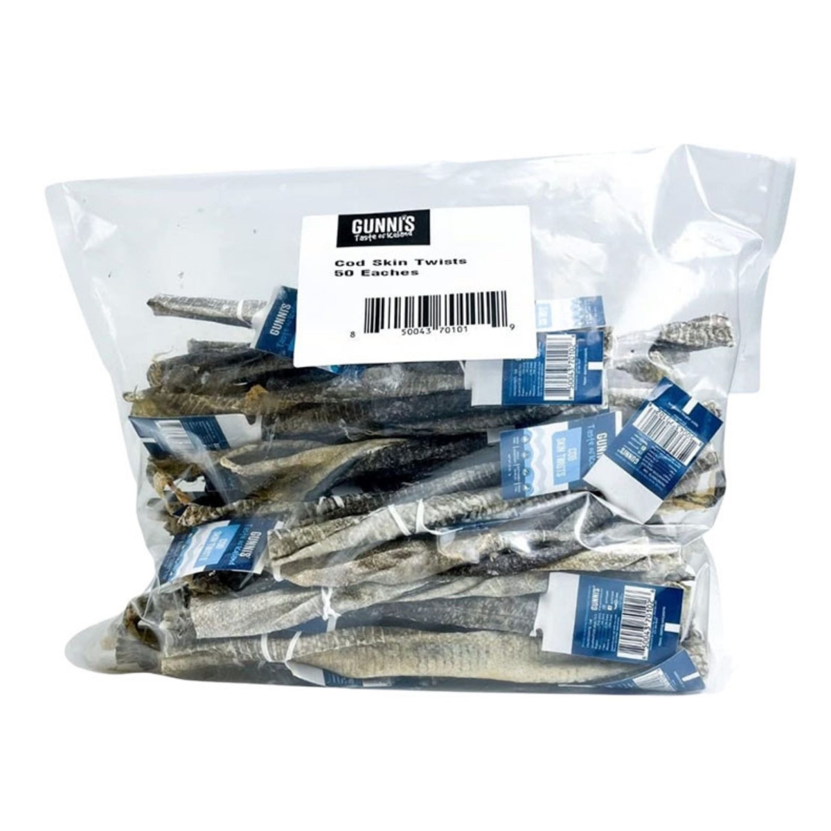 Picture of Gunnis 850043701019 Dog Twisted Cod Skins&#44; 50 Count