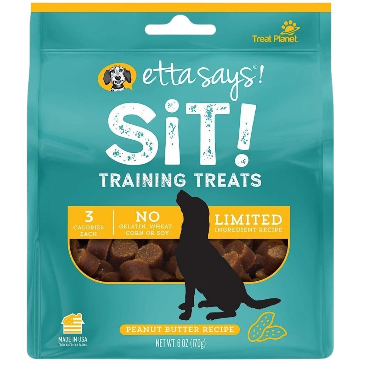 Picture of Etta Says 854913005894 16 oz Oat & Peanut Sit Training Dog Treats