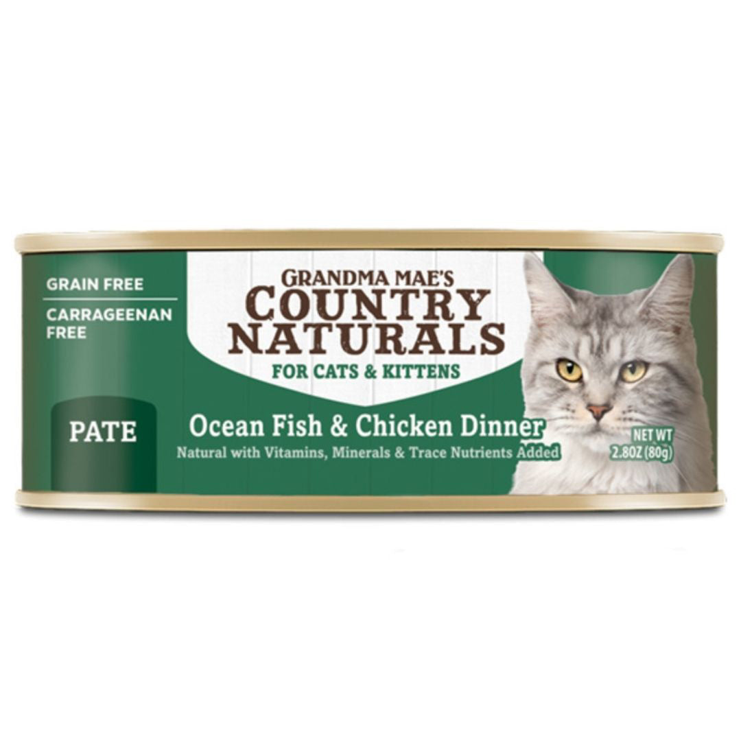 856235007983 28 oz Pate Dinner Canned Ocean Fish Chicken Cat Food