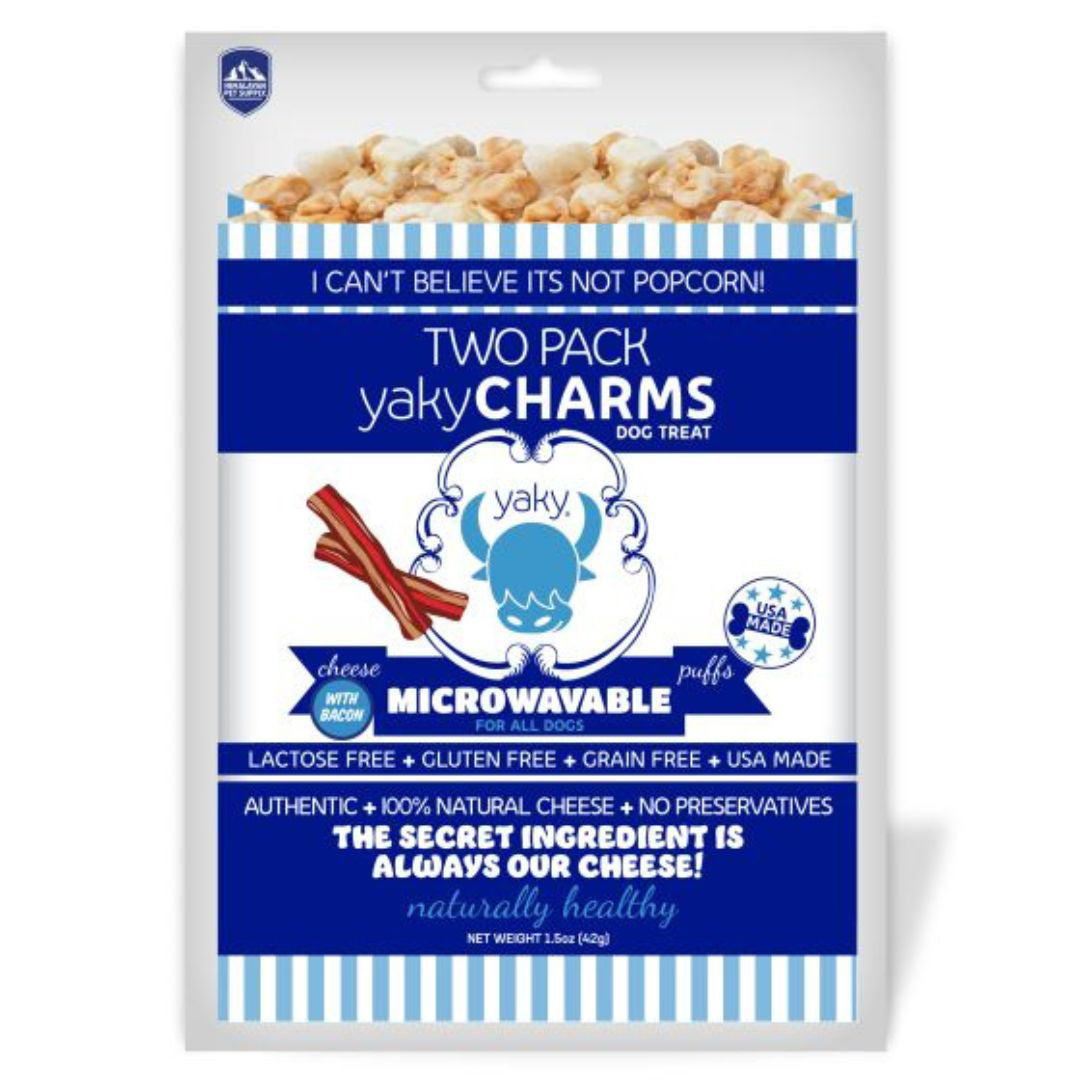 Picture of Himalayan Dog Chew 859552003362 1.5 oz Yaky Charms Bacon Dog Chew - Pack of 2