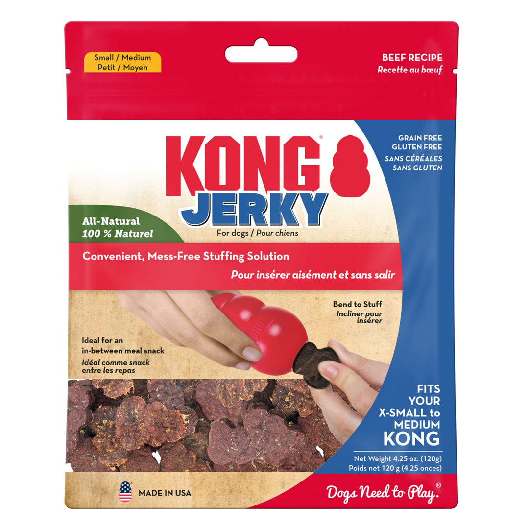 Picture of Kong 035585361741 Jerky Beef Dog Treat - Small & Medium