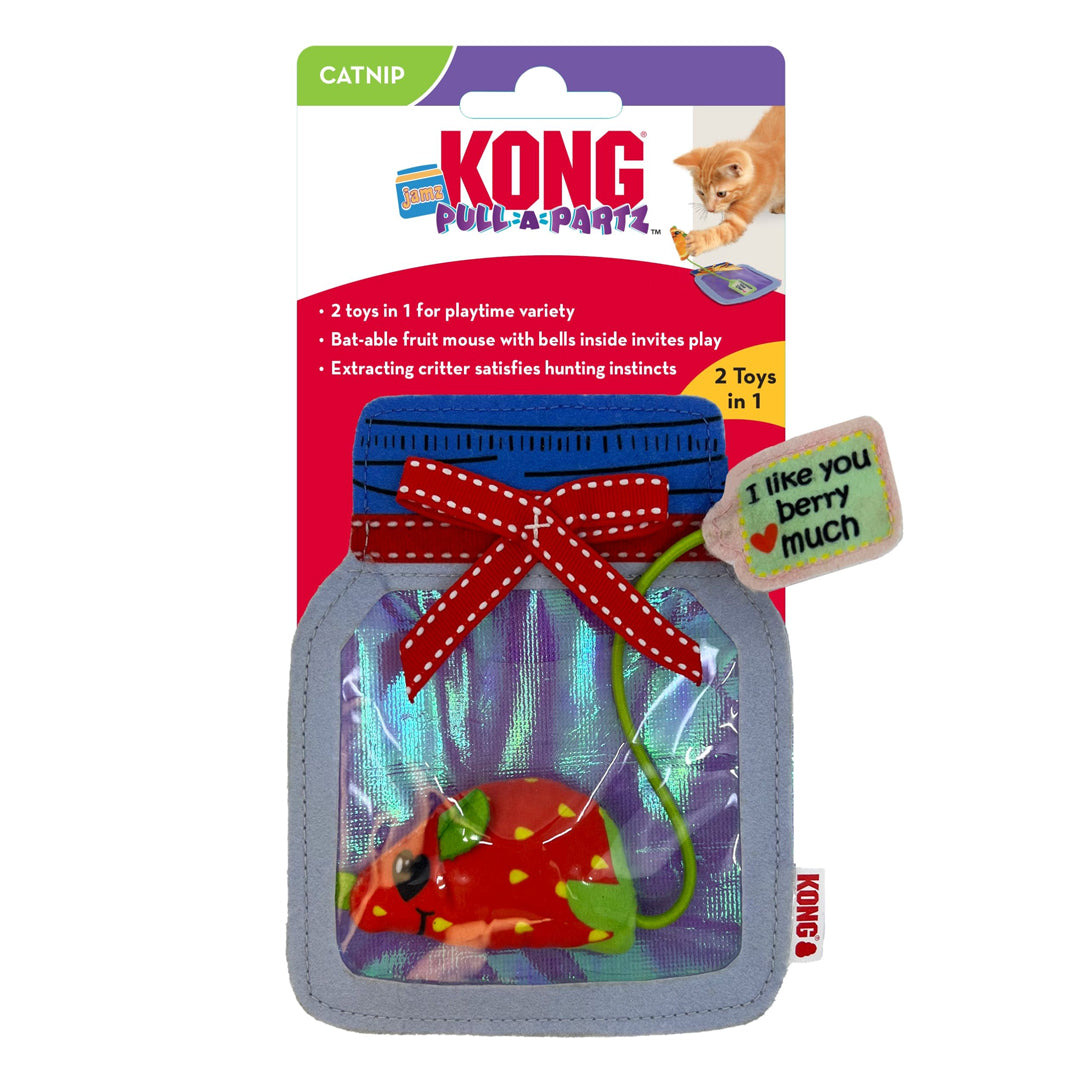 Picture of Kong 035585524078 Pull-A-Partz Jamz Assorted Cat Toy - One Size