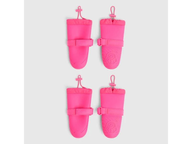 Picture of Canada Pooch 628284113959 Torrential Tracker Waterproof Rain Boots for Dog&#44; Pink - Size 4 - Pack of 4