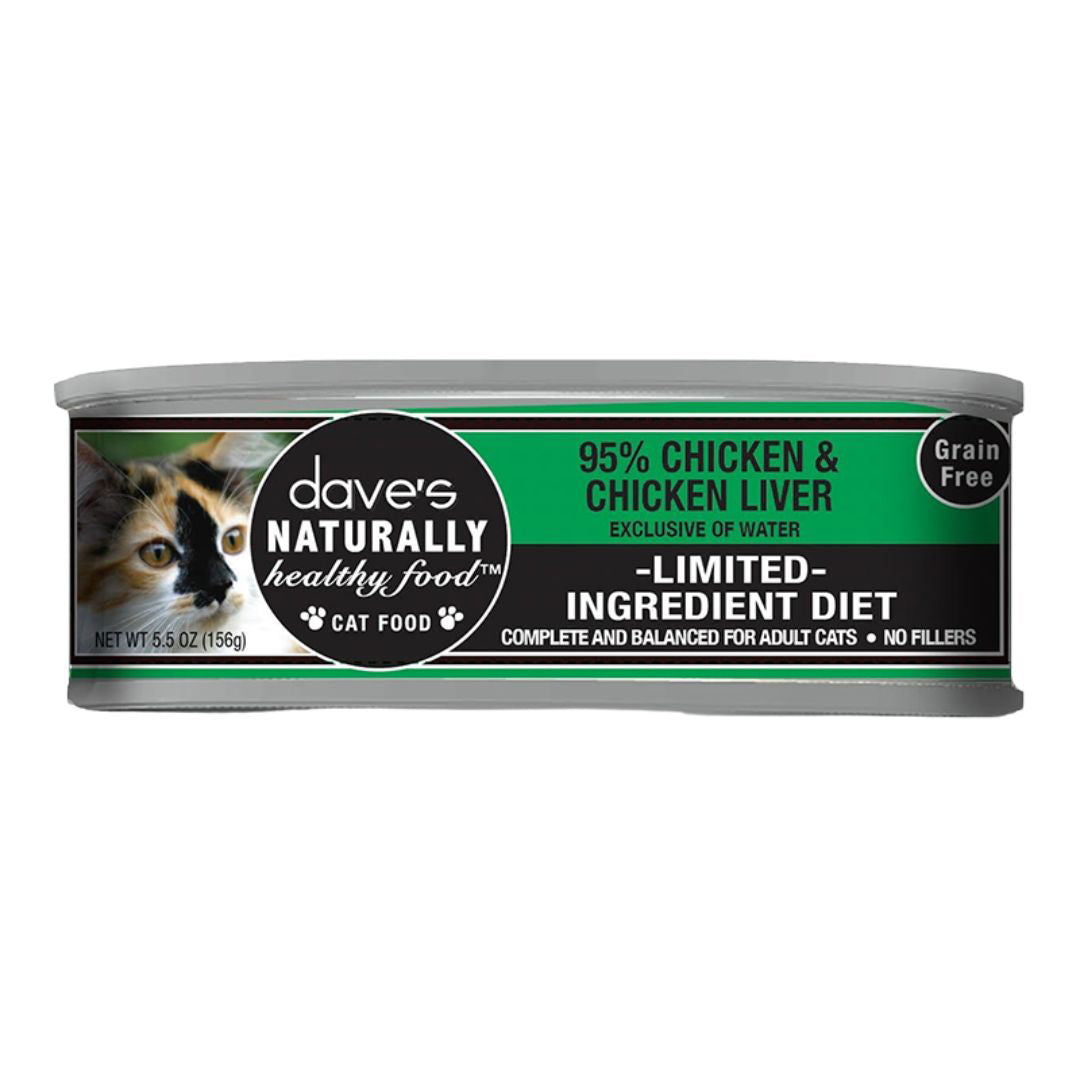 Picture of Daves Pet Food 685038118738 5.5 oz Cat Grain Free Naturally Healthy 95 Percent Chicken Treat