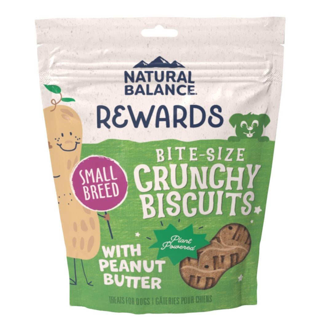 Picture of Natural Balance Pet Foods 723633014625 8 oz Rewards Crunchy Peanut Butter Biscuits Dog Treats
