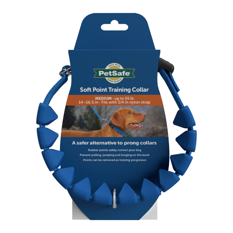 Picture of PetSafe 729849175150 0.75 in. Soft Point Training Collar&#44; Royal Blue - Medium