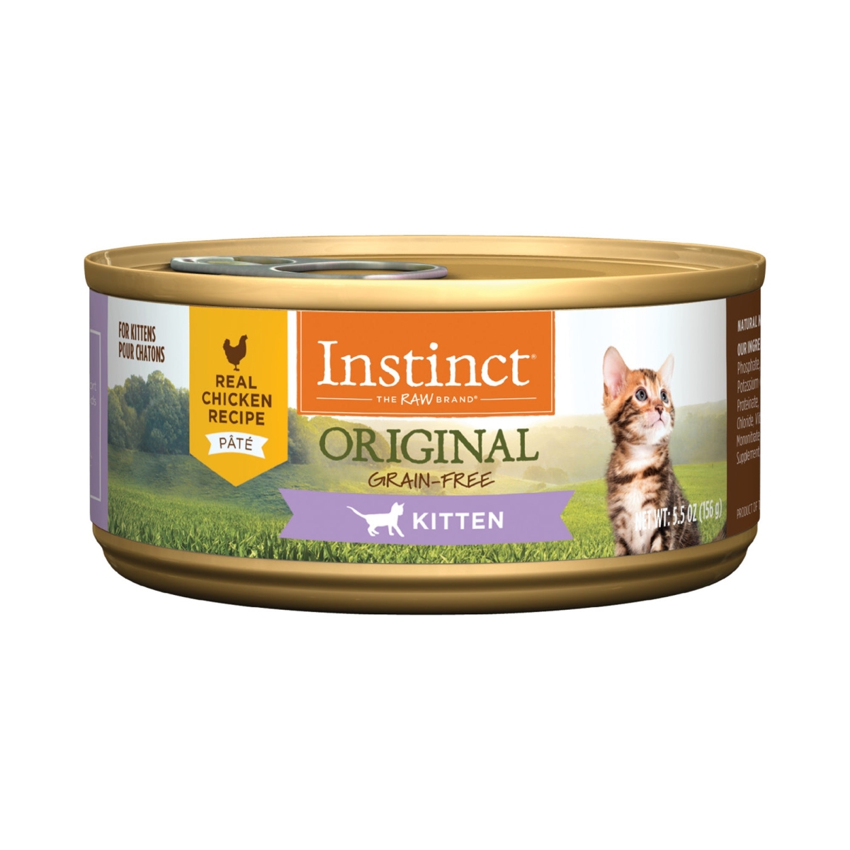 Picture of Natures Variety 769949610397 5.5 oz Original Kitten Chicken Instinct Can Cat Food - Case of 12