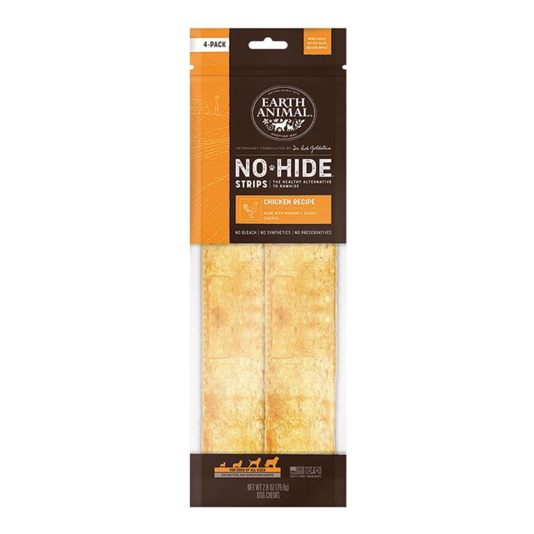Picture of Earth Animal 810049515164 Dog No Hide Strips&#44; Chicken - Pack of 4