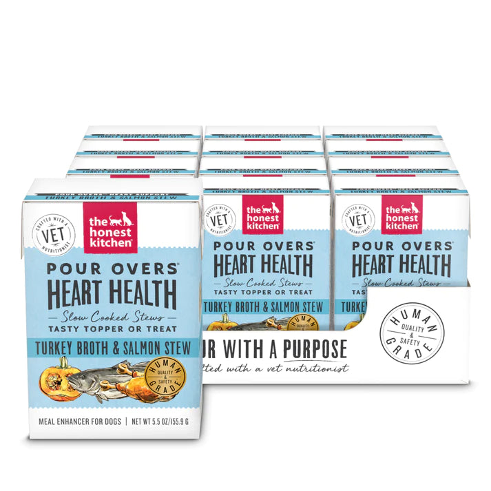 Picture of Honest Kitchen 850027768748 5.5 oz Grain Free Pour Over Heart Salmon for Dog