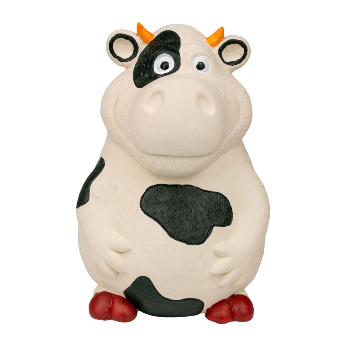 Picture of Territory 022266178132 5.8 in. Latex Squeaker Cow Dog Toy