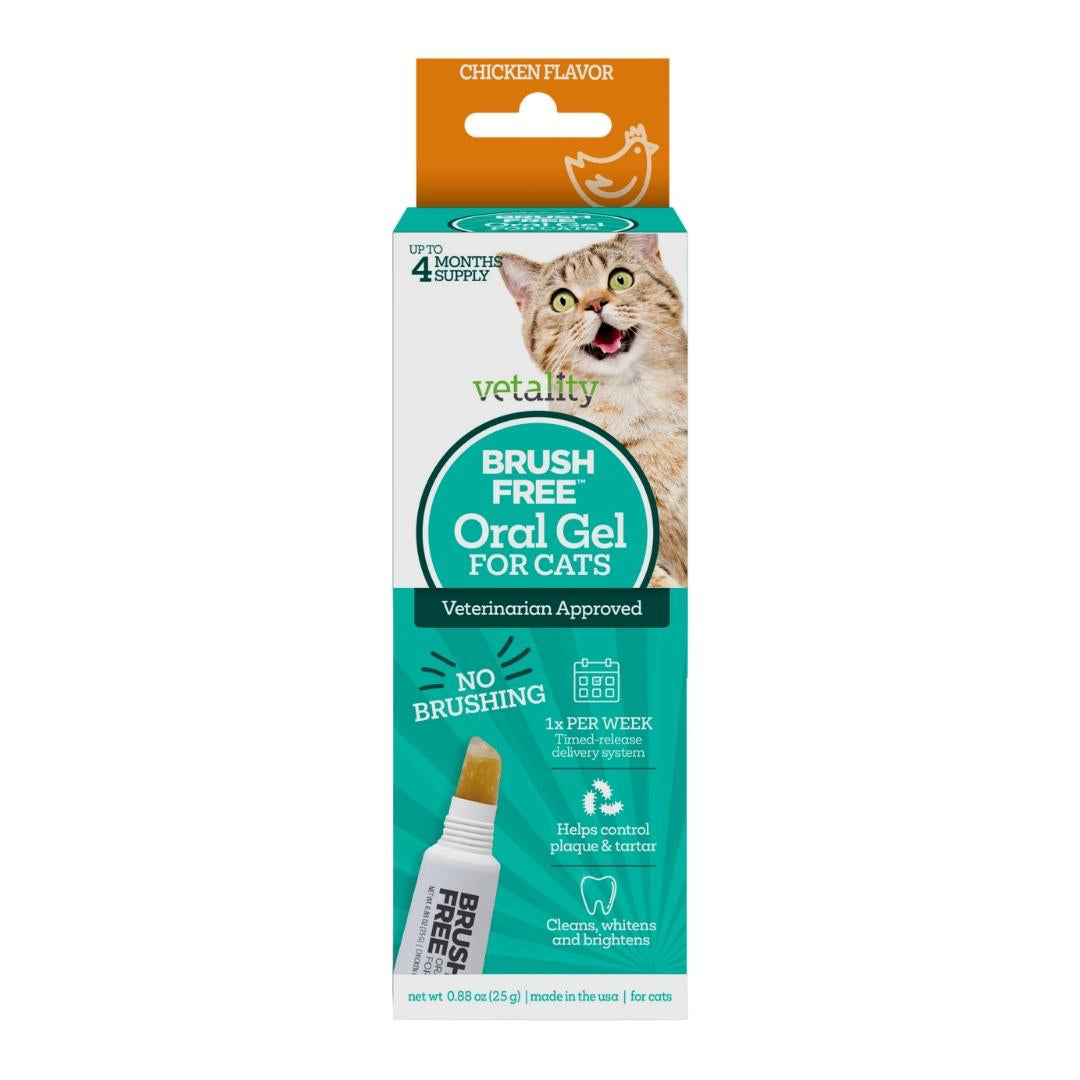 Picture of Vetality 190623300172 25 g Brush-Free Oral Gel for Cats