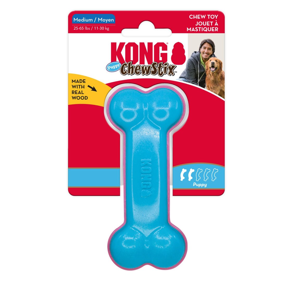 Picture of Kong 035585363301 ChewStix Puppy Curve Bone Dog Toy - Medium