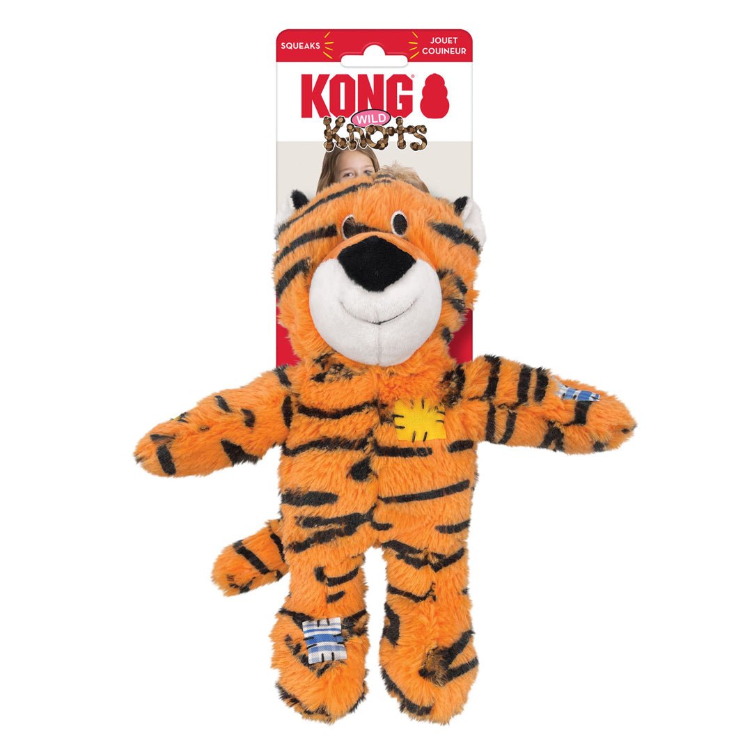 Picture of Kong 035585509365 Wild Knots Tiger Dog Toy - Medium & Large