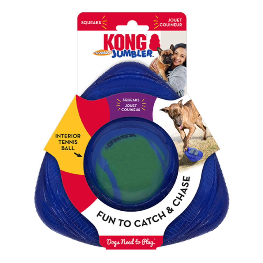 Picture of Kong 035585509464 Jumbler Flinger Assorted Dog Toy - Medium & Large