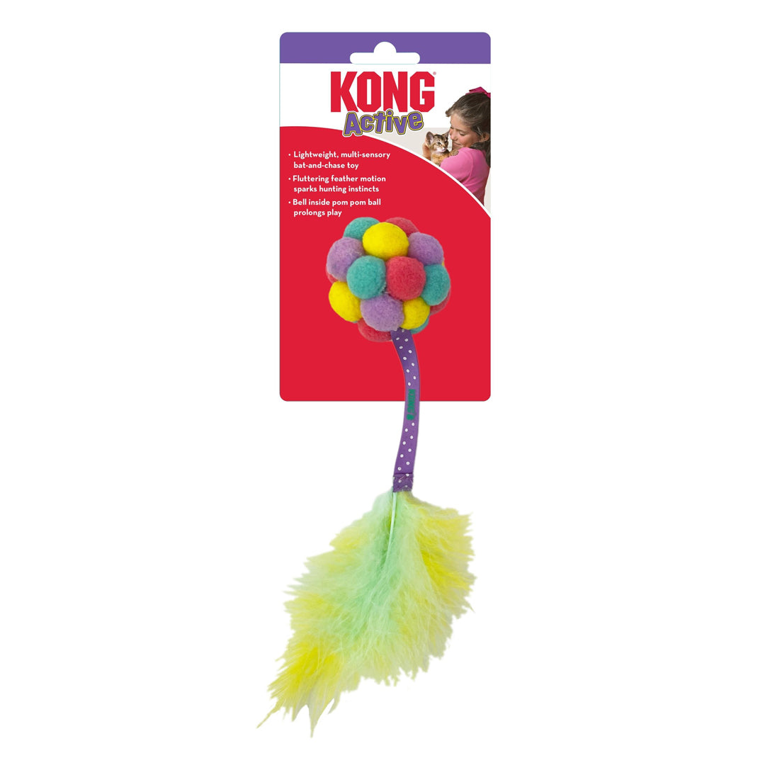 Picture of Kong 035585524047 Cat Active Bubble Ball Assorted Cat Toy - One Size