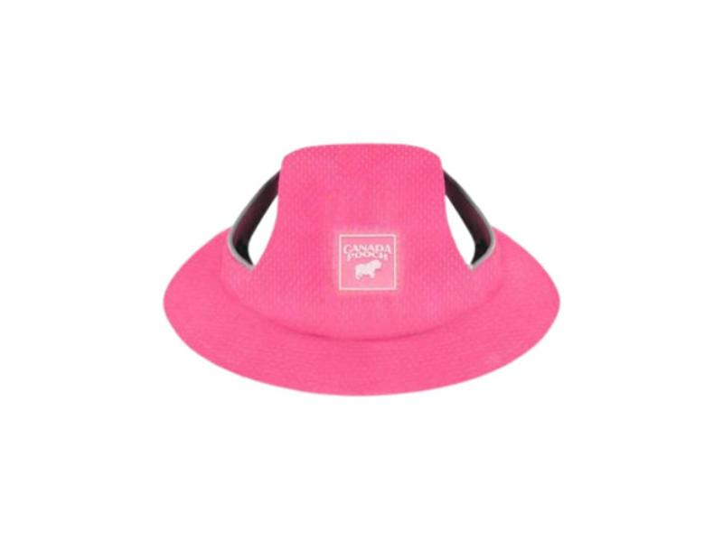 Picture of Canada Pooch 628284113768 Cooling Bucket Hat for Dog&#44; Neon Pink - Small