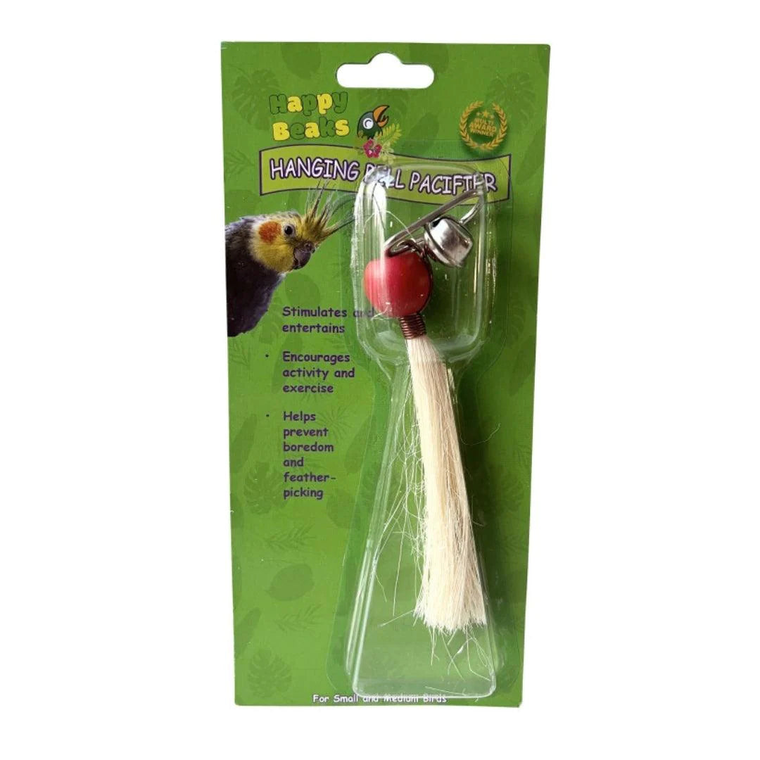 Picture of A & E Cages 644472008715 Happy Beaks Preening Toy with Bell Bird Toy - Large