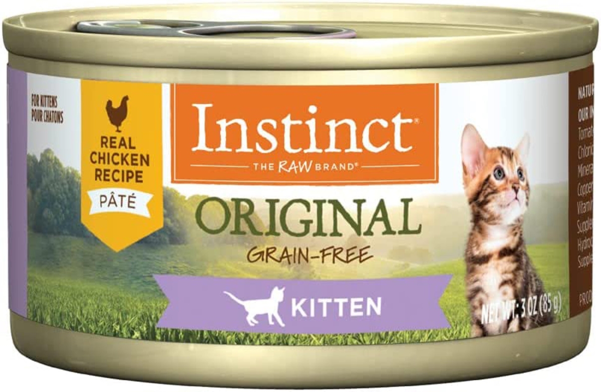Picture of Natures Variety 769949610380 3 oz Original Kitten Chicken Instinct Can Cat Food - Case of 24