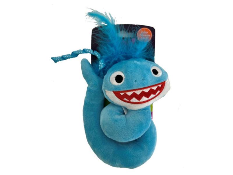 Shark Twisty Kicker Cat Toy - Medium