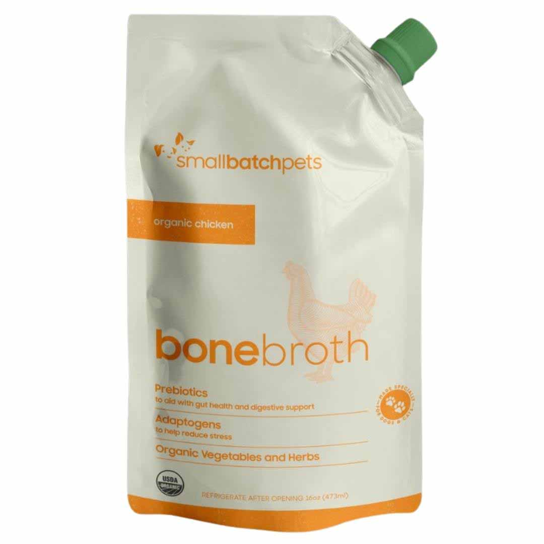Picture of Small Batch 793888799943 16 oz Shelf Stable Organic Chicken Bone Broth