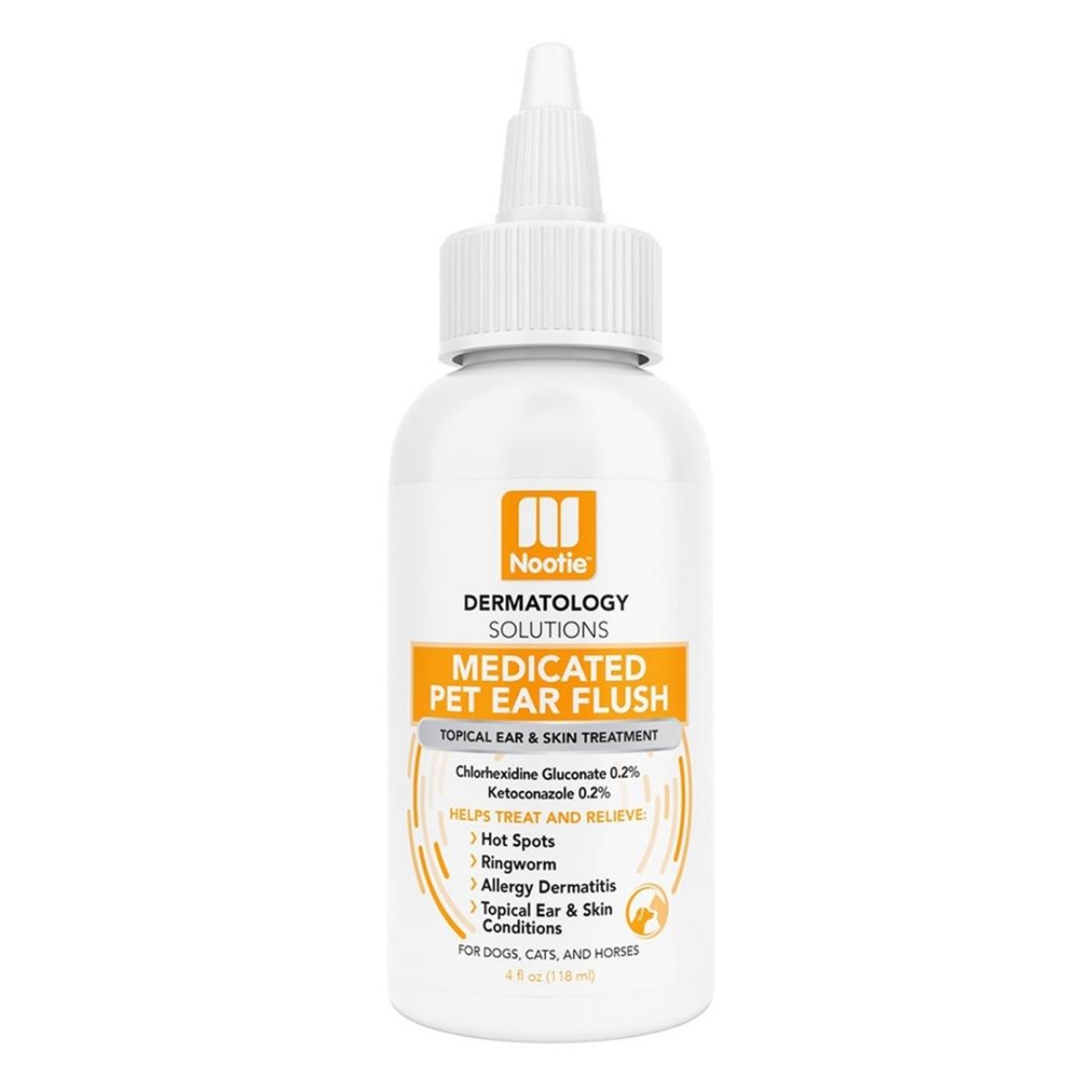 Picture of Nootie 811048020901 4 oz Dermatology Solutions Medicated Ear Flush for Dog