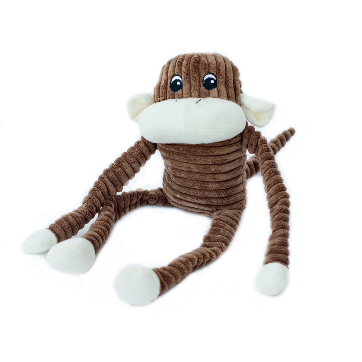 Picture of Zippypaws 818786011352 Spencer The Crinkle Monkey Dog Toy&#44; Brown - Large
