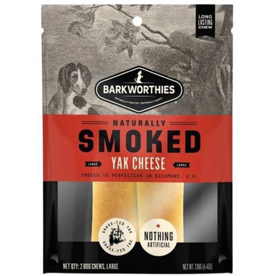 Picture of Barkworthies 840139130700 Dog Smoked Treat - Yak Cheese - Large - Pack of 2