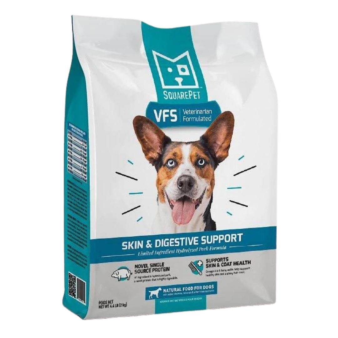 Picture of Square Pet 850006101115 4.4 lbs Hydrlzd Pork VFS Canine Skin & Digestive Support Dry Dog Food