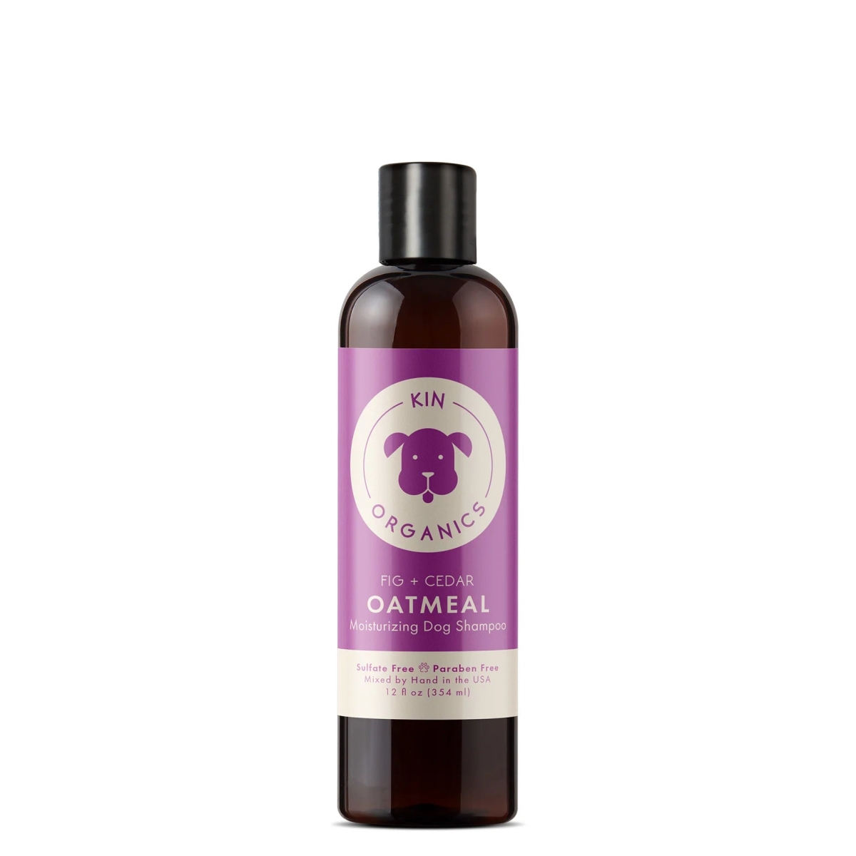 Picture of Kin Plus Kind 854362006459 12 oz Coat Oatmeal Fig Plus Cedar Kin Organics Shampoo for Pet