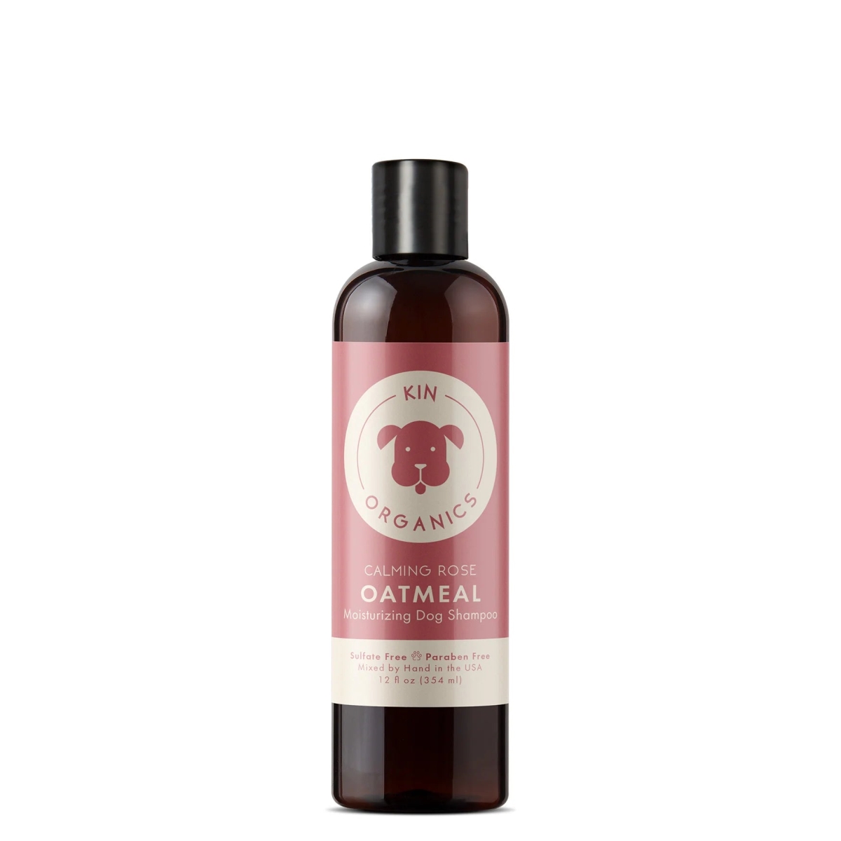 Picture of Kin Plus Kind 854362006466 12 oz Coat Oatmeal Calm Rose Kin Organics Shampoo for Pet