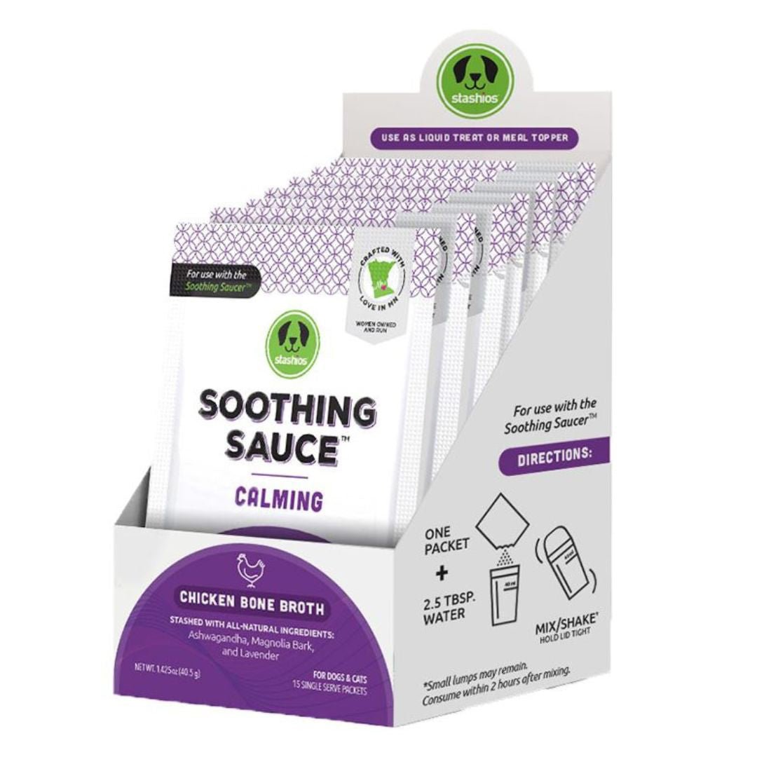 Picture of Stashios 854585007523 Soothing Sauce PDQ Calming Chicken Pet Food - 15 Piece