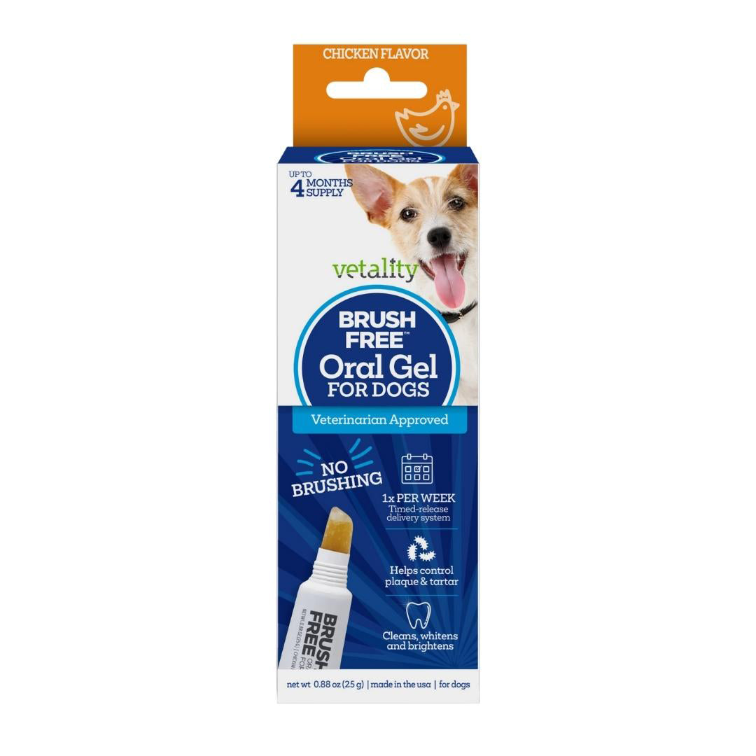 Picture of Vetality 190623300165 25 g Brush Free Oral Gel for Dogs