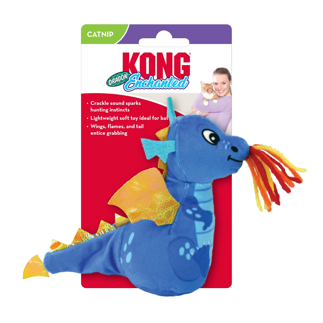 Picture of KONG 035585459448 Enchanted Dragon Cat Toy - One Size