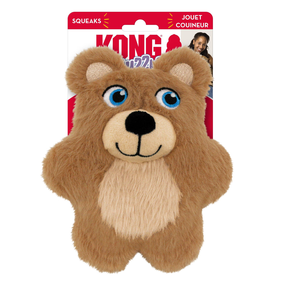 Picture of Kong 035585498461 9 in. Snuzzles Kiddos Dog Teddy Toy&#44; Brown - Small