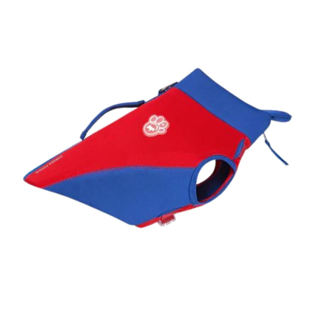 Picture of Canada Pooch 628284112549 Dog High Tide Life Jacket&#44; Red & Blue - Size 16