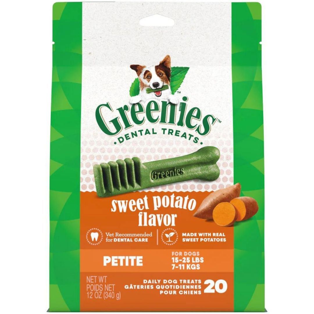 Picture of Greenies 642863114205 12 oz Petite Sweet Potato Dog Dental Treats - 20 Count
