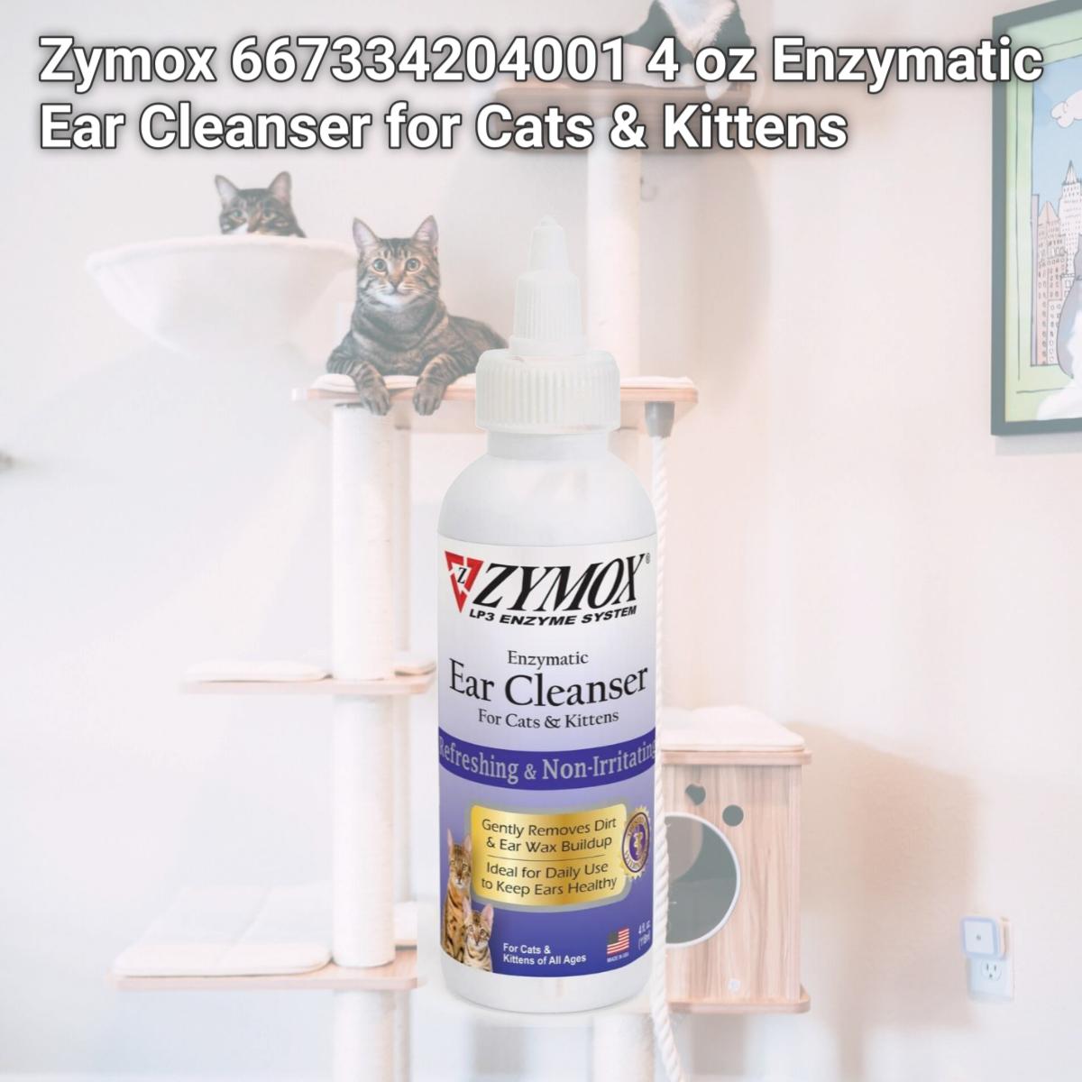 Picture of Zymox 667334204001 4 oz Enzymatic Ear Cleanser for Cats & Kittens