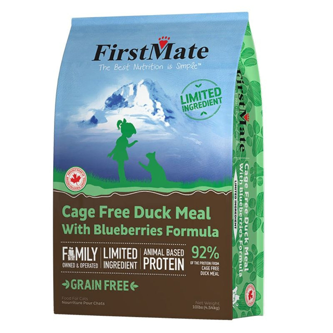 Picture of Firstmate 72318200663 10 lbs Cat Limited Ingredient Blueberries Grain Free Duck Meal