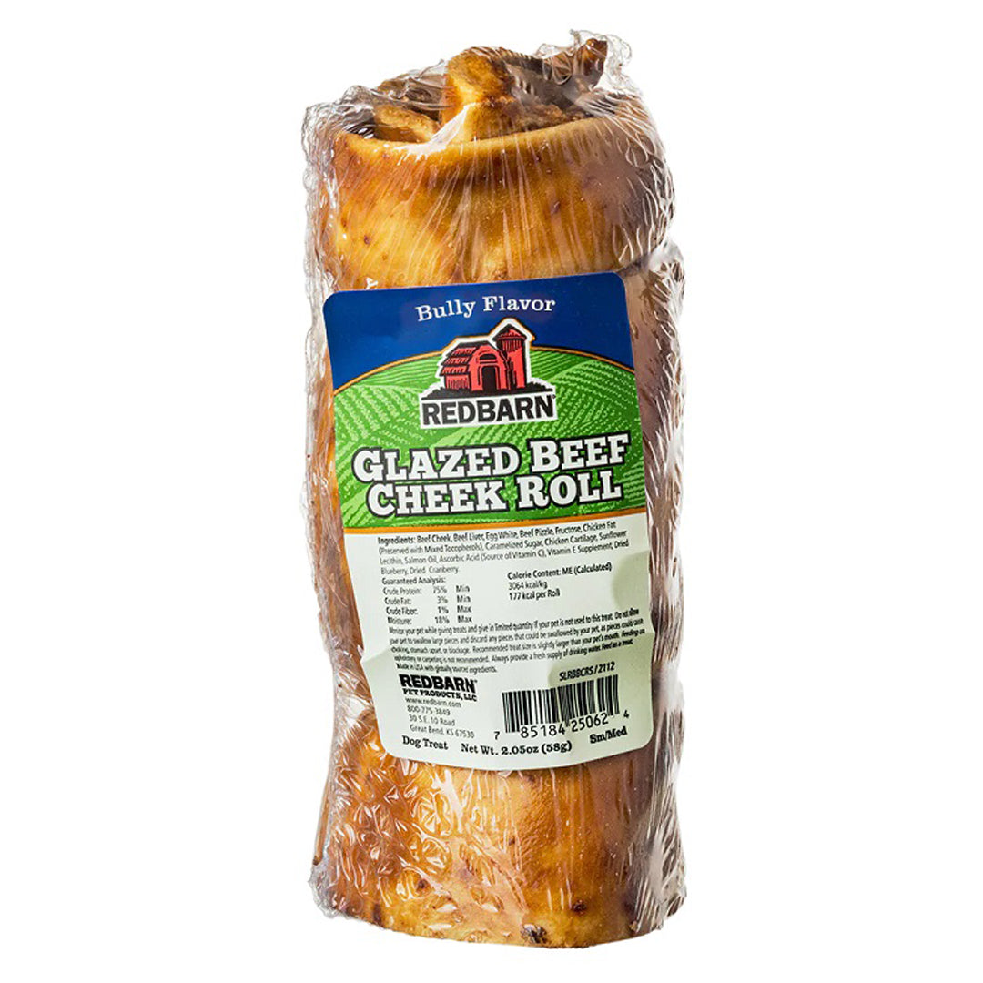 Picture of Red Barn 785184250624 Pet Products Glazed Beef Cheek Roll Beef Dog Treat - Small & Medium