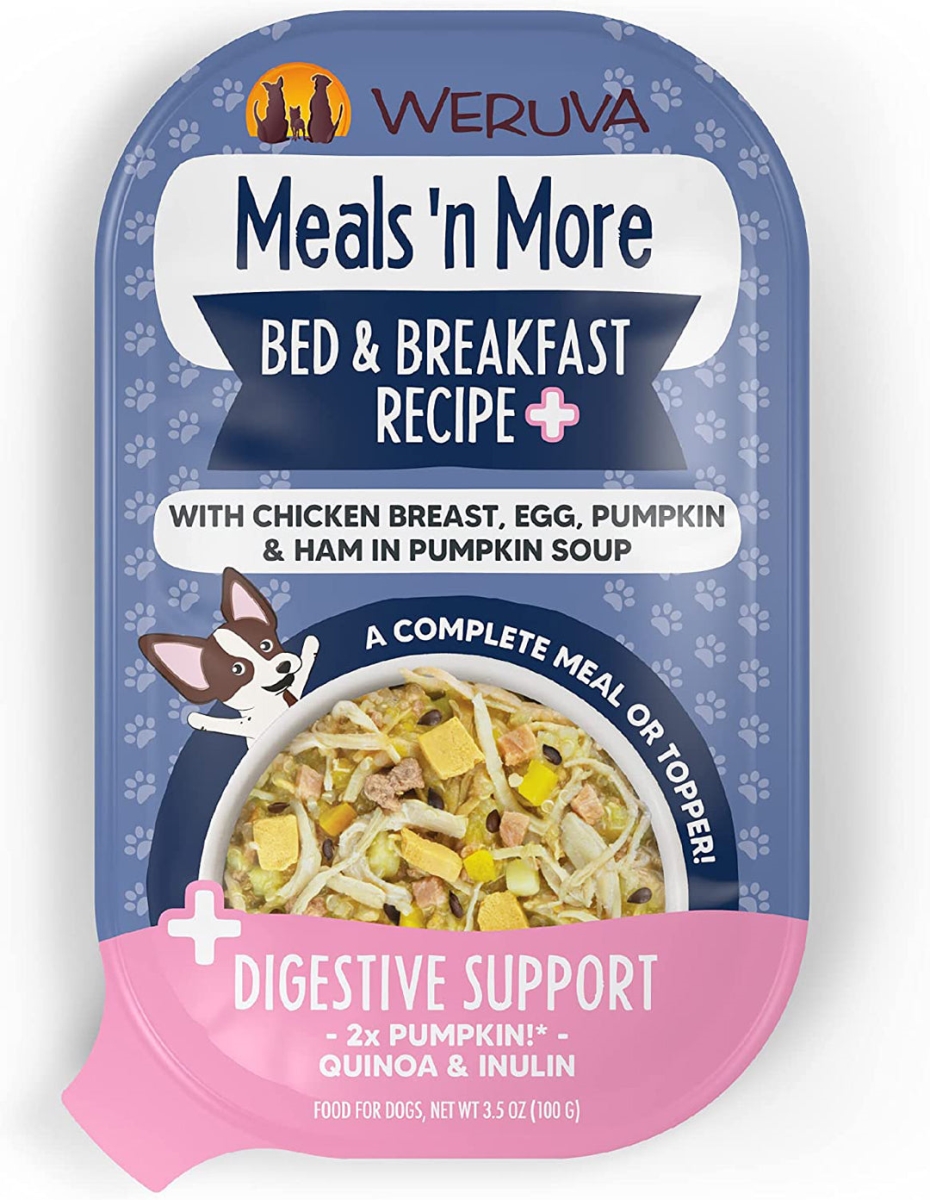 Picture of Weruva 810028243439 3.5 oz Dog Meals N More Bed & Breakfast Cup
