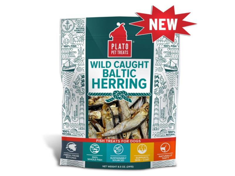 Picture of Plato Pet Treats 850016076823 8.5 oz Baltic Herring Dog Treat