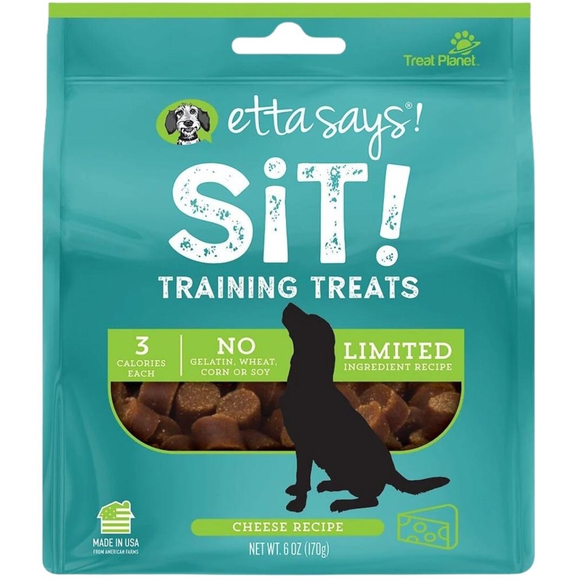 Picture of Etta Says 854913005870 16 oz Sit Training Treats Cheddar Cheese Dog Treats