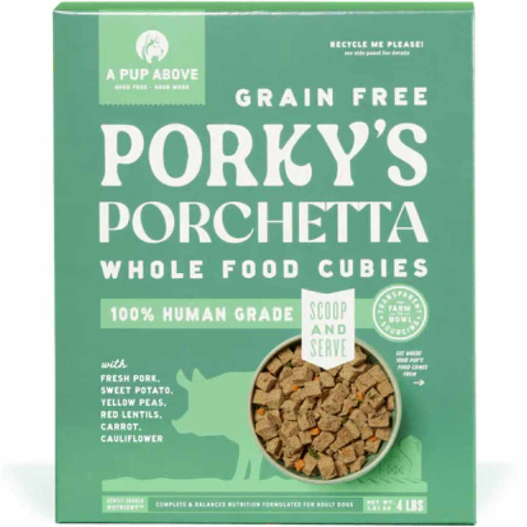 Picture of A Pup Above 860008703125 2 lbs Grain Free Cubies Pork Dog Treats - 4 Count